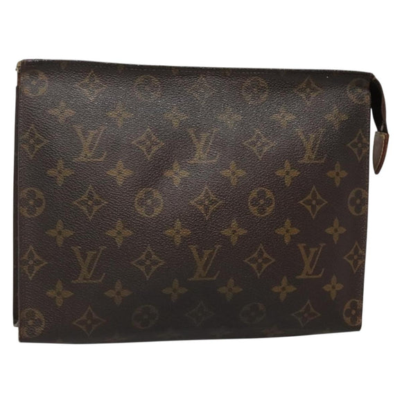 LOUIS VUITTON Monogram Posh Toilette 26 Pouch M47542 LV Auth 140111