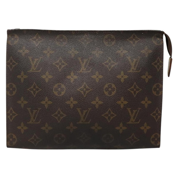 LOUIS VUITTON Monogram Posh Toilette 26 Pouch M47542 LV Auth 140111