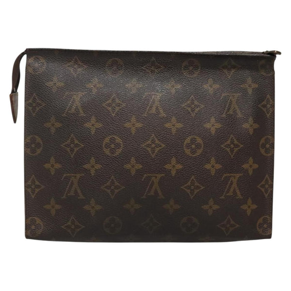 LOUIS VUITTON Monogram Posh Toilette 26 Pouch M47542 LV Auth 140111