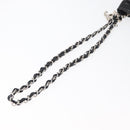 CHANEL Chain Shoulder Bag Patent leather Black Silver CC Auth 140118-8