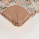 CHANEL Chain Shoulder Bag Silk Pink Gold CC Auth 140122V-11