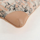 CHANEL Chain Shoulder Bag Silk Pink Gold CC Auth 140122V-13