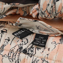 CHANEL Chain Shoulder Bag Silk Pink Gold CC Auth 140122V-15