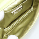 CHANEL Matelasse Chain Shoulder Bag Lamb Skin LIme Green Silver CC Auth 140123V-17