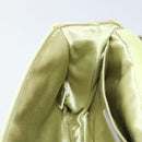 CHANEL Matelasse Chain Shoulder Bag Lamb Skin LIme Green Silver CC Auth 140123V-19