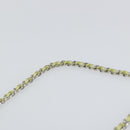 CHANEL Matelasse Chain Shoulder Bag Lamb Skin LIme Green Silver CC Auth 140123V-8