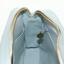 CHANEL Matelasse Chain Shoulder Bag Lamb Skin Light Blue Gold CC Auth 140125V-26