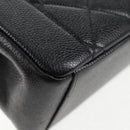 CHANEL Matelasse Diana Chain Shoulder Bag Caviar Skin Black CC Auth 140126SM-19