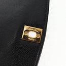 CHANEL Matelasse Diana Chain Shoulder Bag Caviar Skin Black CC Auth 140126SM-9