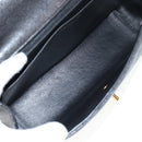 CHANEL Matelasse Diana Chain Shoulder Bag Caviar Skin Black CC Auth 140126SM-10