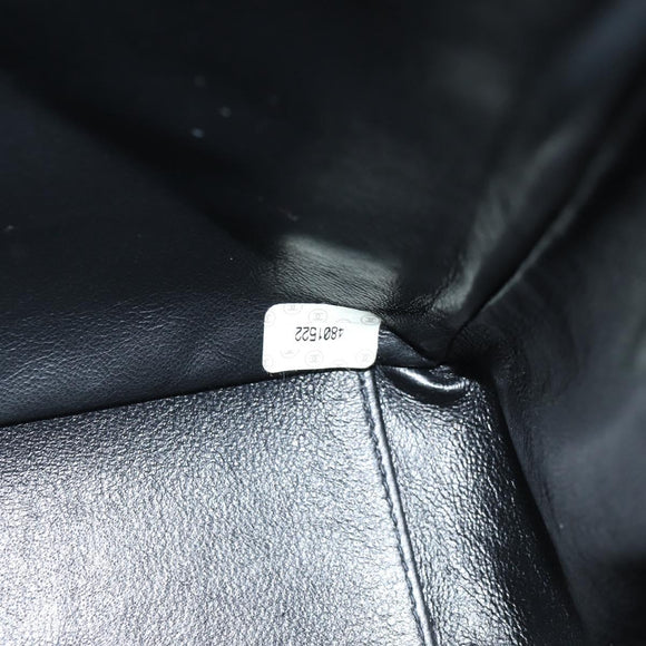 CHANEL Matelasse Diana Chain Shoulder Bag Caviar Skin Black CC Auth 140126SM