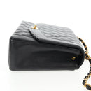 CHANEL Matelasse Diana Chain Shoulder Bag Caviar Skin Black CC Auth 140126SM-6