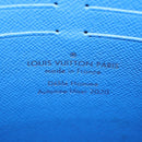 LOUIS VUITTON Monogram Crows Pochette Voyage Bag Blue White M45480 Auth 140129M-18