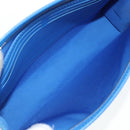 LOUIS VUITTON Monogram Crows Pochette Voyage Bag Blue White M45480 Auth 140129M-10