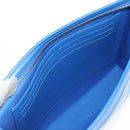 LOUIS VUITTON Monogram Crows Pochette Voyage Bag Blue White M45480 Auth 140129M-11