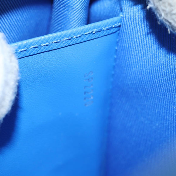 LOUIS VUITTON Monogram Crows Pochette Voyage Bag Blue White M45480 Auth 140129M