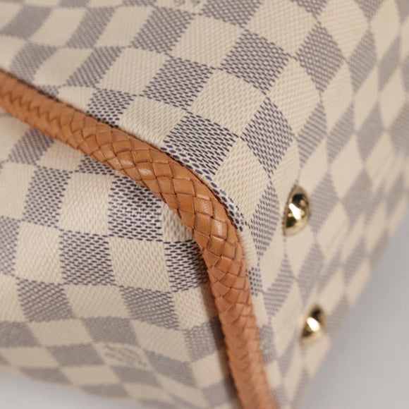 LOUIS VUITTON Damier Azur Propriano Tote Bag N44027 LV Auth 140131V