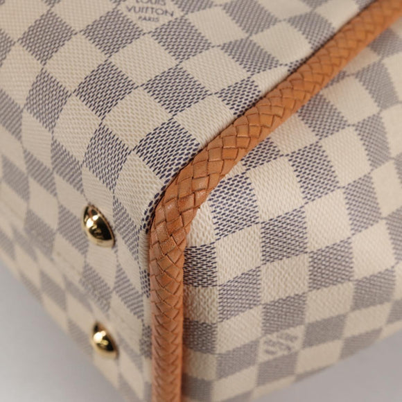 LOUIS VUITTON Damier Azur Propriano Tote Bag N44027 LV Auth 140131V