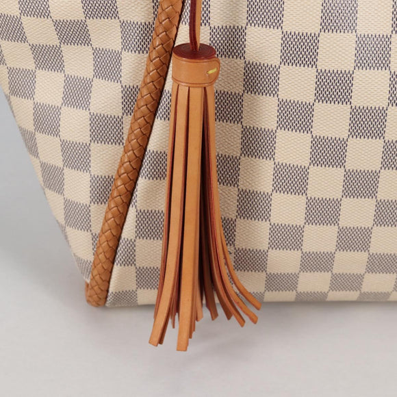 LOUIS VUITTON Damier Azur Propriano Tote Bag N44027 LV Auth 140131V