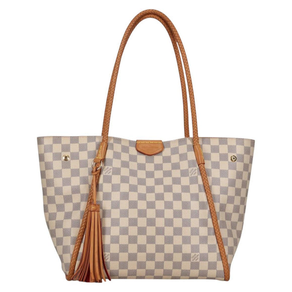 LOUIS VUITTON Damier Azur Propriano Tote Bag N44027 LV Auth 140131V