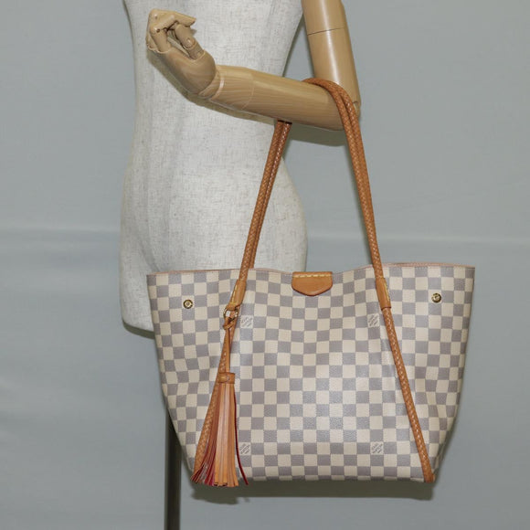 LOUIS VUITTON Damier Azur Propriano Tote Bag N44027 LV Auth 140131V