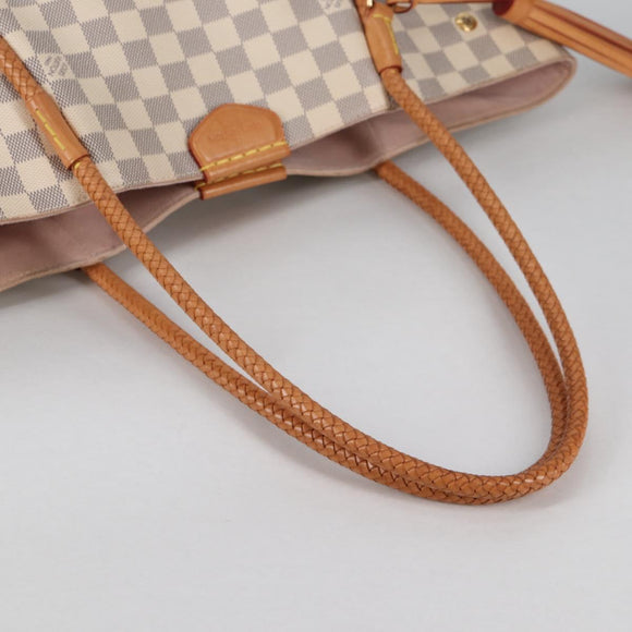 LOUIS VUITTON Damier Azur Propriano Tote Bag N44027 LV Auth 140131V