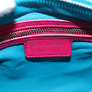 Christian Dior Canage Hand Bag Leather 2way Multicolor Silver Auth 140132SAM-22