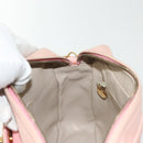 CHANEL Chain Matelasse Shoulder Bag Lamb Skin Pink Gold CC Auth 140142-23