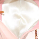 CHANEL Chain Matelasse Shoulder Bag Lamb Skin Pink Gold CC Auth 140142-25