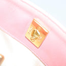 CHANEL Chain Matelasse Shoulder Bag Lamb Skin Pink Gold CC Auth 140142-26