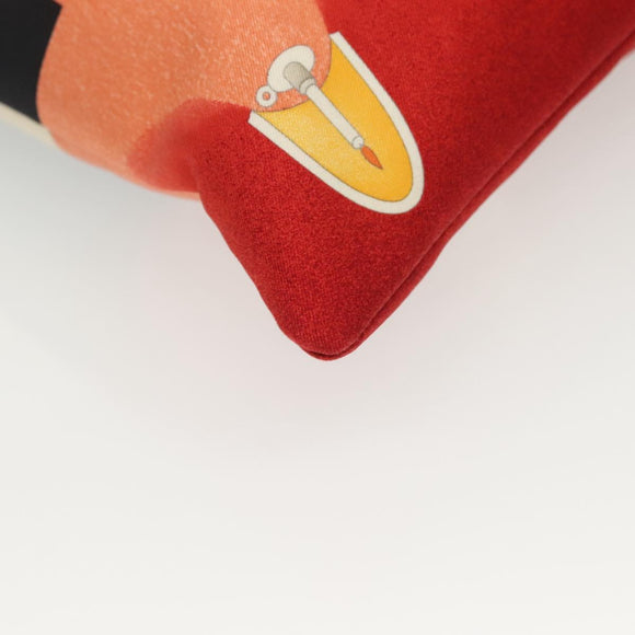 BVLGARI Hand Bag Canvas Ivory Auth 140144