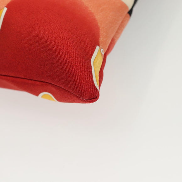 BVLGARI Hand Bag Canvas Ivory Auth 140144