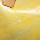 LOUIS VUITTON Monogram Vernis Houston Hand Bag Gris M91053 LV Auth 140146-14