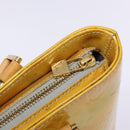 LOUIS VUITTON Monogram Vernis Houston Hand Bag Gris M91053 LV Auth 140146-17