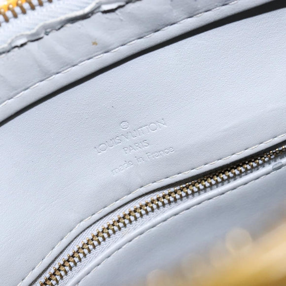 LOUIS VUITTON Monogram Vernis Houston Hand Bag Gris M91053 LV Auth 140146