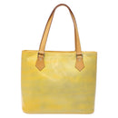 LOUIS VUITTON Monogram Vernis Houston Hand Bag Gris M91053 LV Auth 140146-2