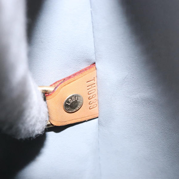 LOUIS VUITTON Monogram Vernis Houston Hand Bag Gris M91053 LV Auth 140146