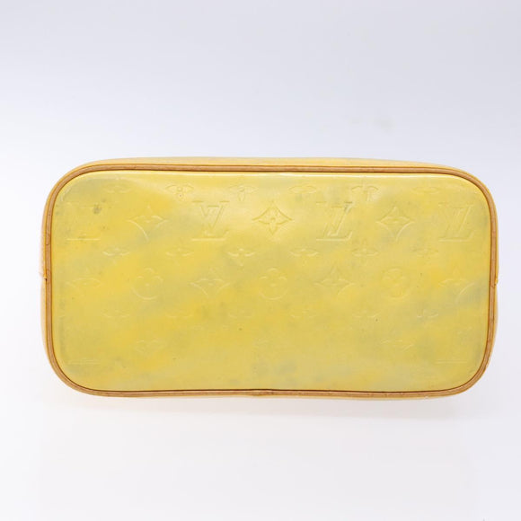 LOUIS VUITTON Monogram Vernis Houston Hand Bag Gris M91053 LV Auth 140146