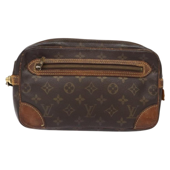 LOUIS VUITTON Monogram Marly Dragonne GM Clutch Bag M51825 LV Auth 140150