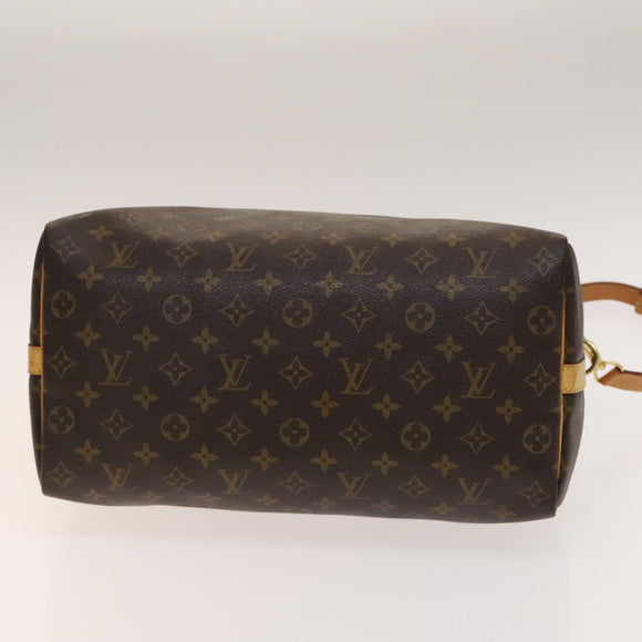 LOUIS VUITTON Monogram Speedy Bandouliere 35 Hand Bag M40392 LV Auth 140152