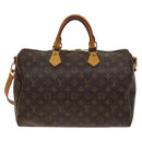 LOUIS VUITTON Monogram Speedy Bandouliere 35 Hand Bag M40392 LV Auth 140152-13