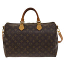 LOUIS VUITTON Monogram Speedy Bandouliere 35 Hand Bag M40392 LV Auth 140152-2