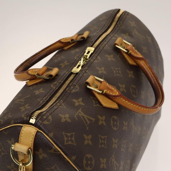 LOUIS VUITTON Monogram Speedy Bandouliere 35 Hand Bag M40392 LV Auth 140152