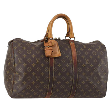 LOUIS VUITTON Monogram Keepall 45 Boston Bag M41428 LV Auth 140153