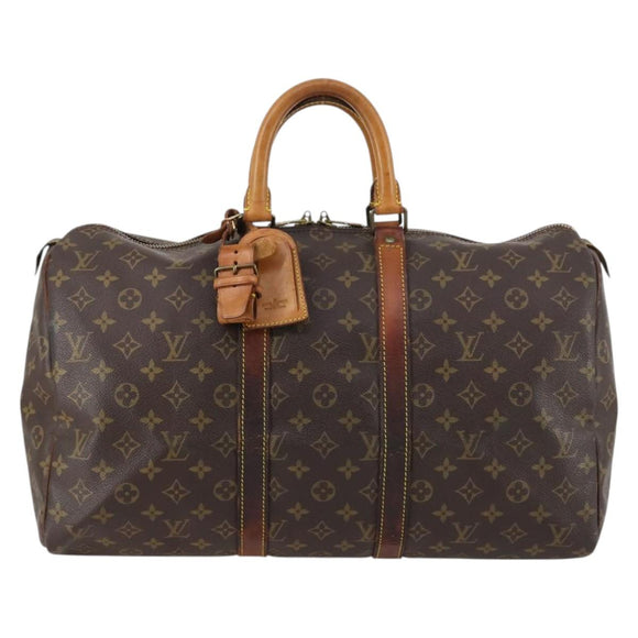 LOUIS VUITTON Monogram Keepall 45 Boston Bag M41428 LV Auth 140153