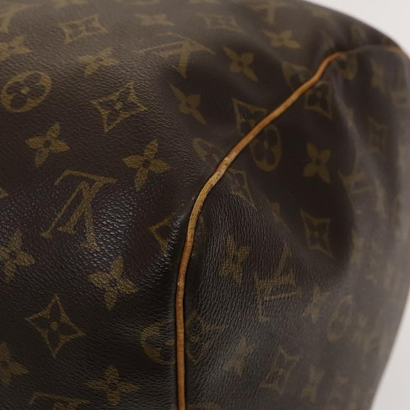 LOUIS VUITTON Monogram Keepall 55 Boston Bag M41424 LV Auth 140155