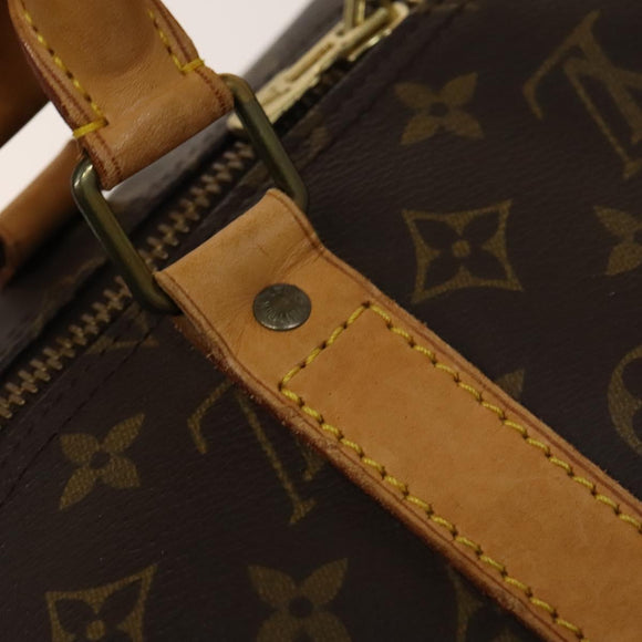 LOUIS VUITTON Monogram Keepall 55 Boston Bag M41424 LV Auth 140155