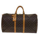 LOUIS VUITTON Monogram Keepall 55 Boston Bag M41424 LV Auth 140155-13