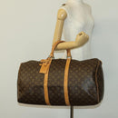 LOUIS VUITTON Monogram Keepall 55 Boston Bag M41424 LV Auth 140155-22