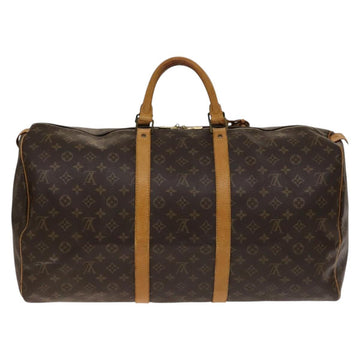 LOUIS VUITTON Monogram Keepall 55 Boston Bag M41424 LV Auth 140155 - 0